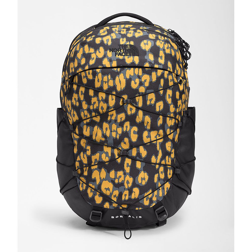 The North Face Backpacks Womens Australia - The North Face Borealis Yellow Leopard / Black (MRZ-8174